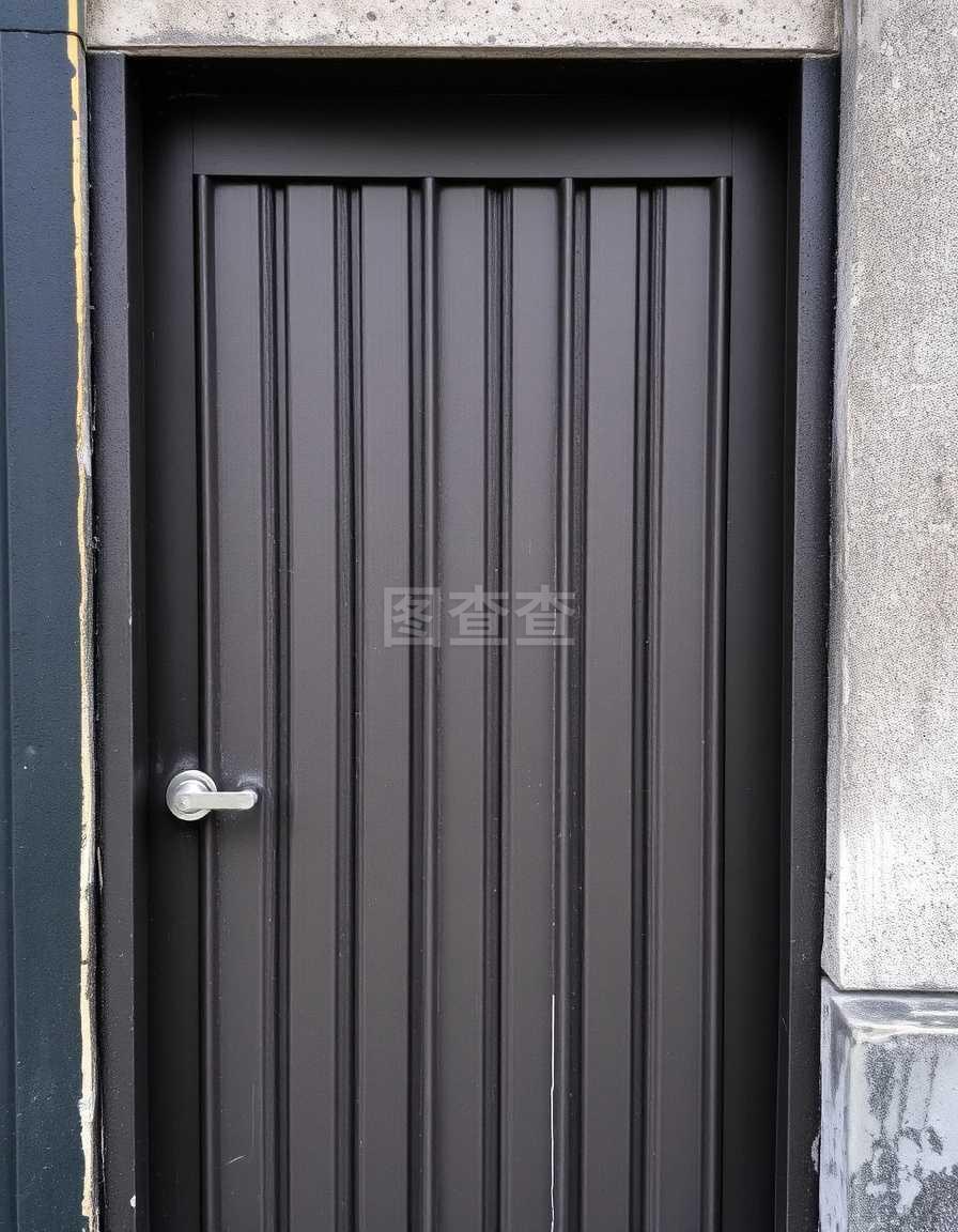 彩色线条与金属质感 铸铝门的现代设计与应用